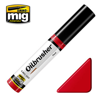 Ammo by MIG Red Oilbrusher For Model Kits MIG 3503