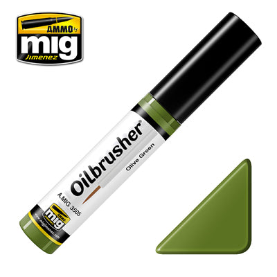 Ammo by MIG Olive Green Oilbrusher For Model Kits MIG 3505