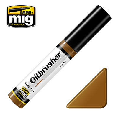 Ammo by MIG Earth Oilbrusher For Model Kits MIG 3514