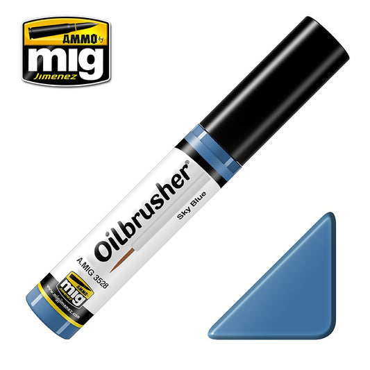 Ammo by MIG Sky Blue Oilbrusher For Model Kits MIG 3528