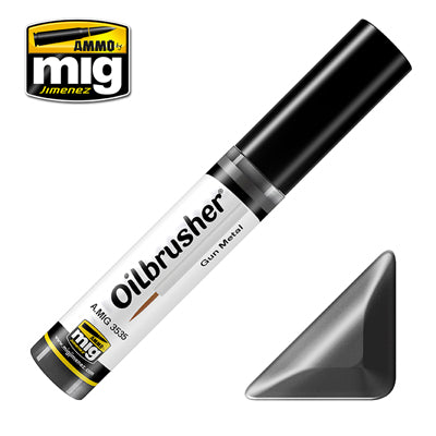 Ammo by MIG Gun Metal Oilbrusher For Model Kits MIG 3535