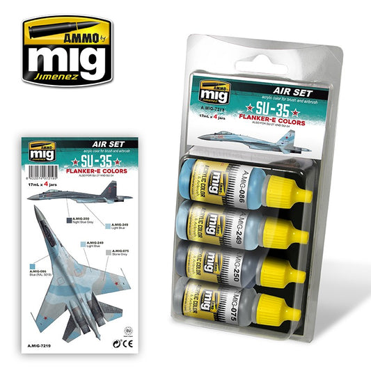 Ammo by MIG Su-35 Flanker E Colours For Model Kits MIG 7219