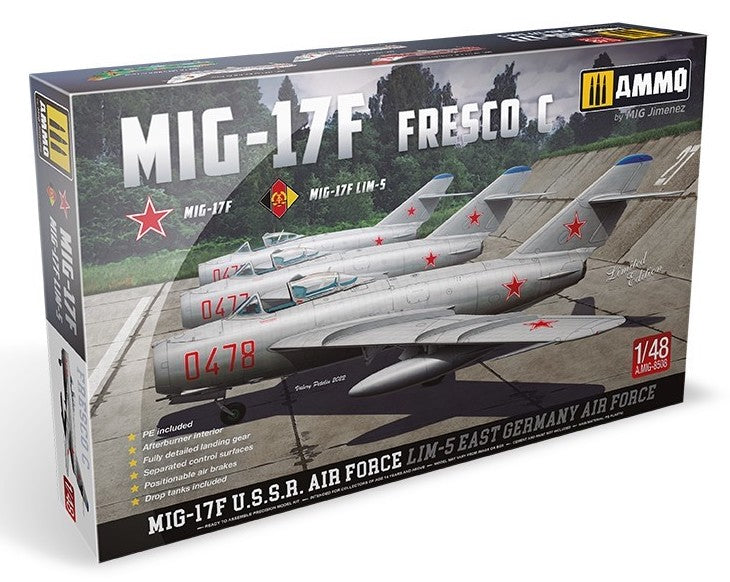 AMMO MIG8508 1:48 Mikoyan MIG-17F Fresco C USSR/GDR