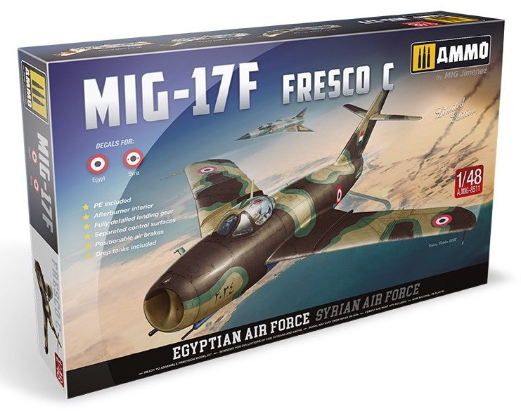 AMMO MIG8511 1:48 Mikoyan MIG-17F EGYPT SYRIA