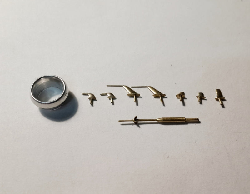 Mini World MINA7263 1:72 Piper PA-47 Air intake, pitot, antenna