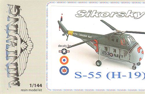 Miniwing MINI039 1:144 Sikorsky S-55 / H-19