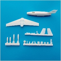 Miniwing MINI078 1:144 Dassault Ouragan with French and Indian decals