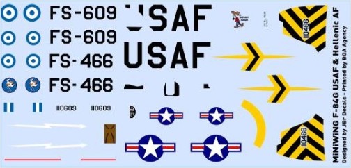 Miniwing MINI080 1:144 Republic F-84G Thunderjet