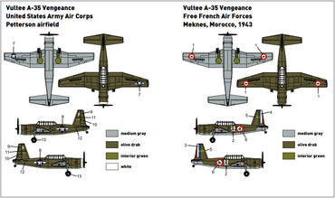 Miniwing MINI087 1:144 Vultee A-35 Vengeance