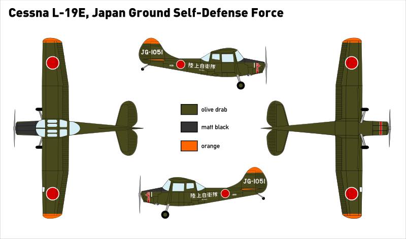 Miniwing-Plastic MINI304 1:144 Cessna O-1 BIRD DOG / Japan