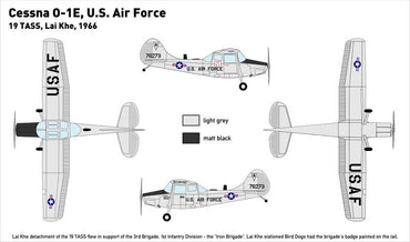 Miniwing-Plastic MINI307 1:144 Cessna O-1 BIRD DOG / USAF Vietnam War