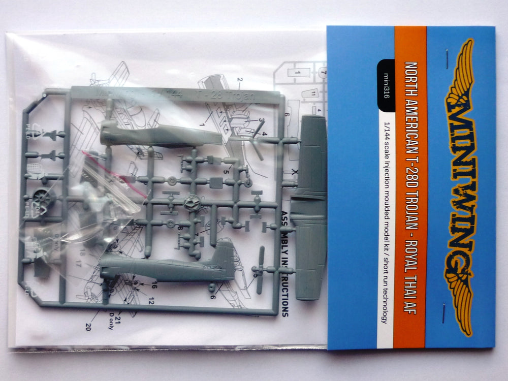 Miniwing-Plastic MINI316 1:144 North-American T-28D TROJAN / Royal Thai AF