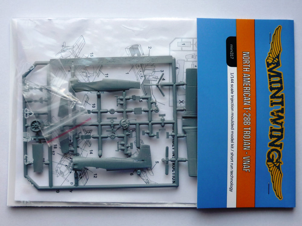 Miniwing-Plastic MINI317 1:144 North-American T-28B TROJAN / South Vietnamese AF