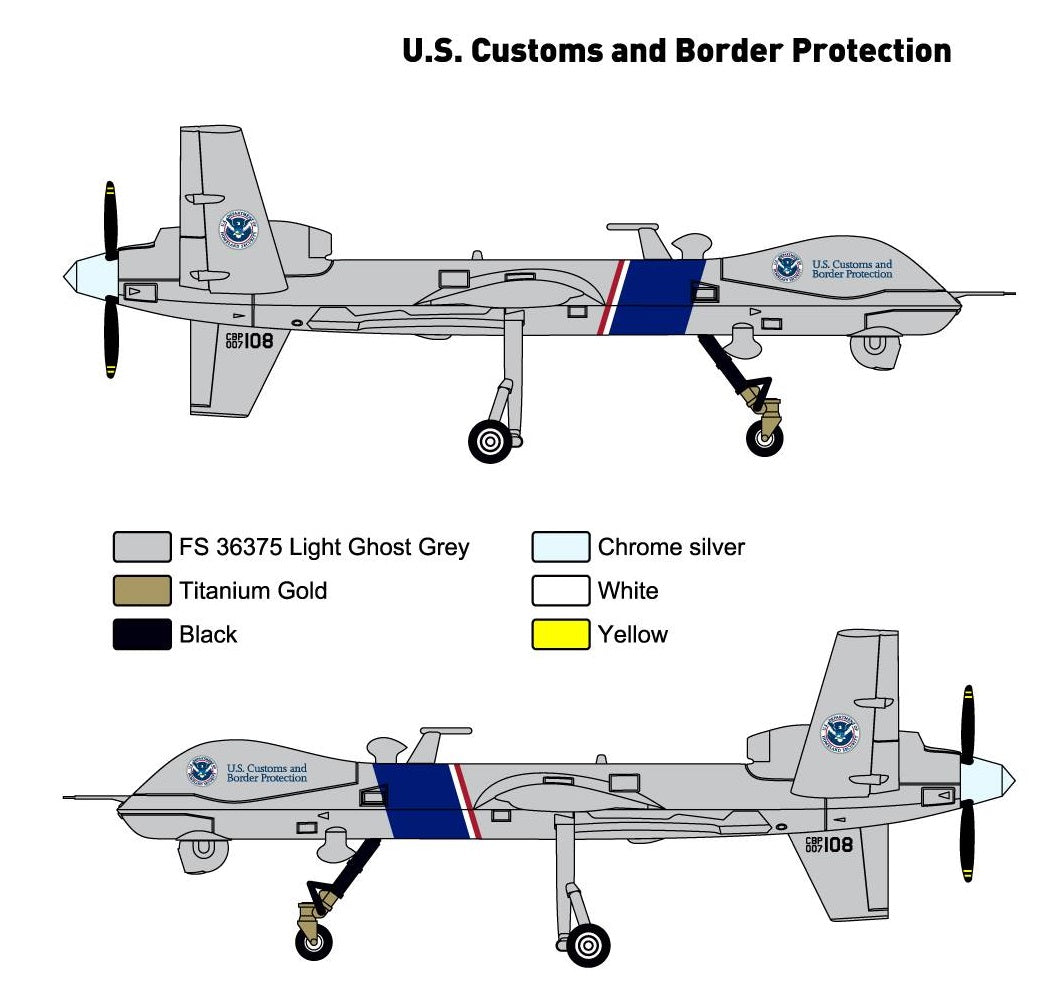 Miniwing-Plastic MINI330 1:144 General-Atomics MQ-9 Reaper U.S