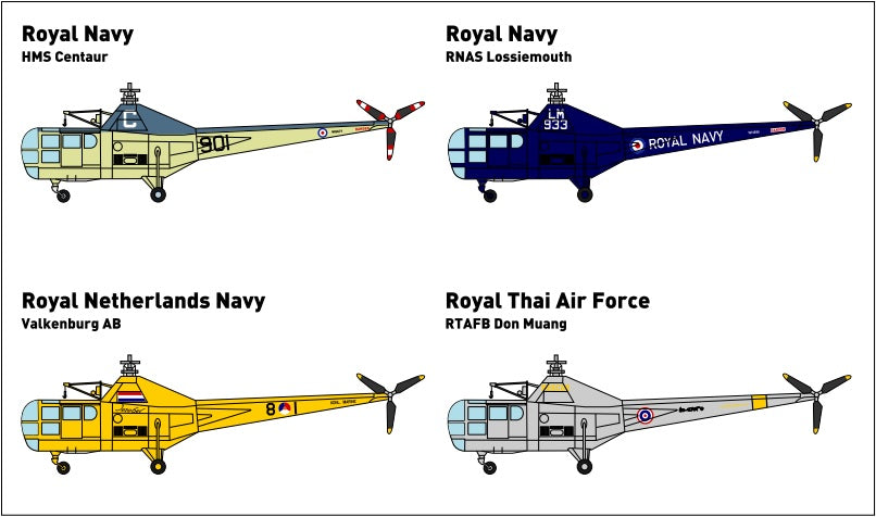 Miniwing-Plastic MINI334 Westland Dragonfly HR.3/5 (2 kits) 1:144