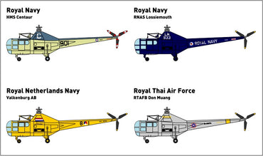 Miniwing-Plastic MINI334 Westland Dragonfly HR.3/5 (2 kits) 1:144