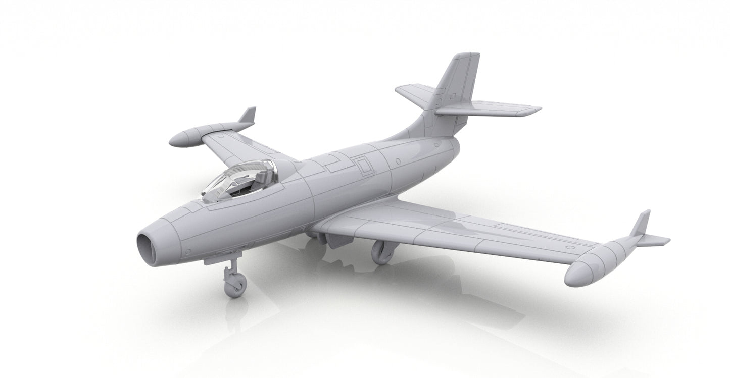 Miniwing-Plastic MINI344 Dassault MD.450 Ouragan El Salvador 1:144