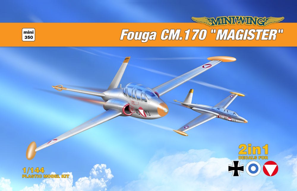 Miniwing-Plastic MINI350 Fouga CM.170 Magister (2 kits) 1:144
