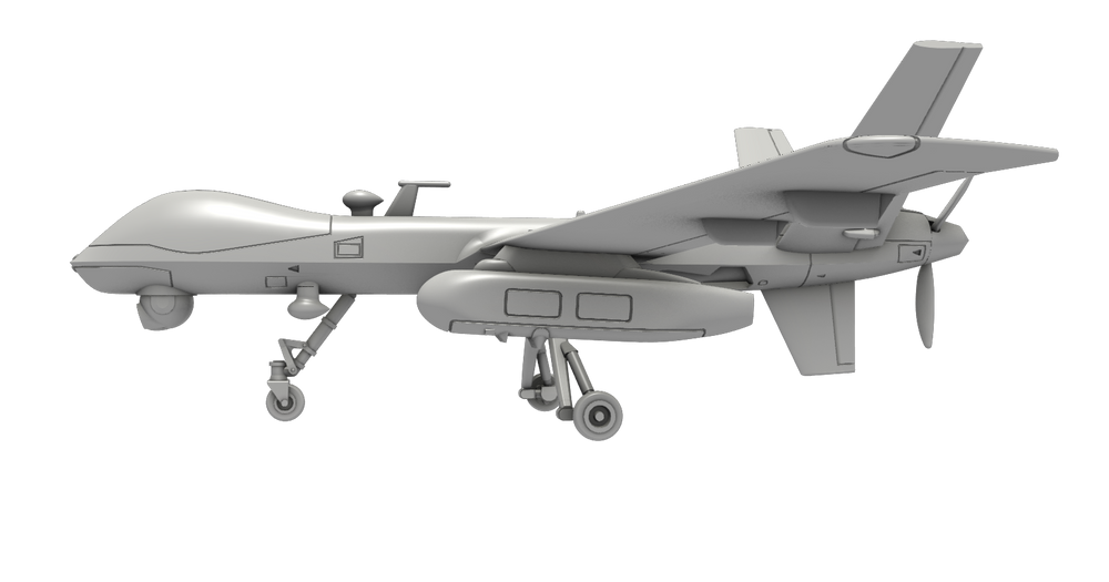 Miniwing-Plastic MINI356 1:144 MQ-9 NASA, bagged plastic kit with