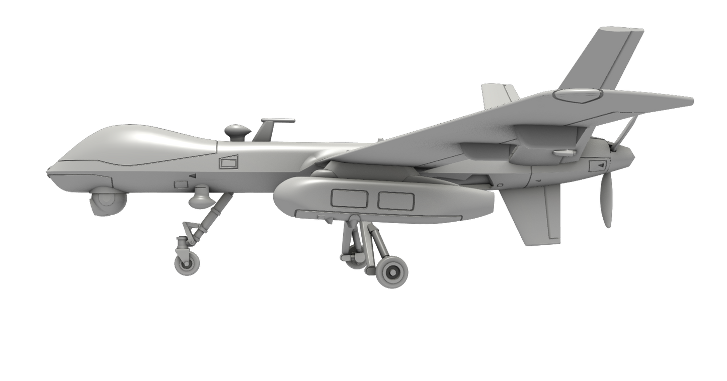 Miniwing-Plastic MINI356 1:144 MQ-9 NASA, bagged plastic kit with