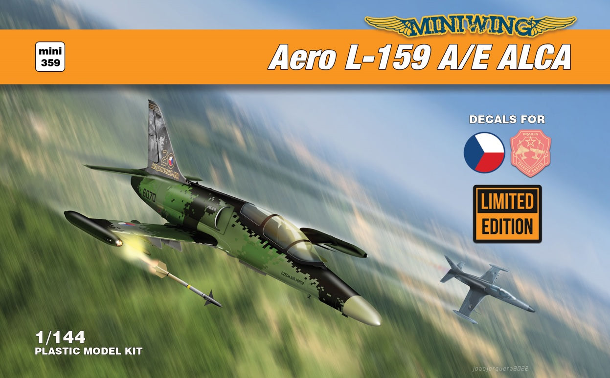 Miniwing-Plastic MINI359 Aero L-159A ALCA Czech/Draken 1:144
