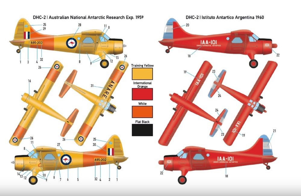 Miniwing-Plastic MINI362 DHC DHC-2 Beaver Over Antarctica 1:144