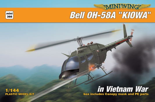 Miniwing-Plastic MINI366 Bell OH-58A Kiowa Vietnam War 1:144