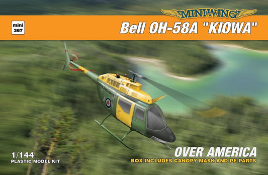 Miniwing-Plastic MINI367 Bell OH-58A Kiowa Over America 1:144