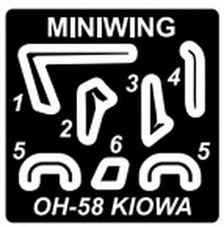 Miniwing-Plastic MINI369 Bell 206 Jet Ranger Civilian 1:144