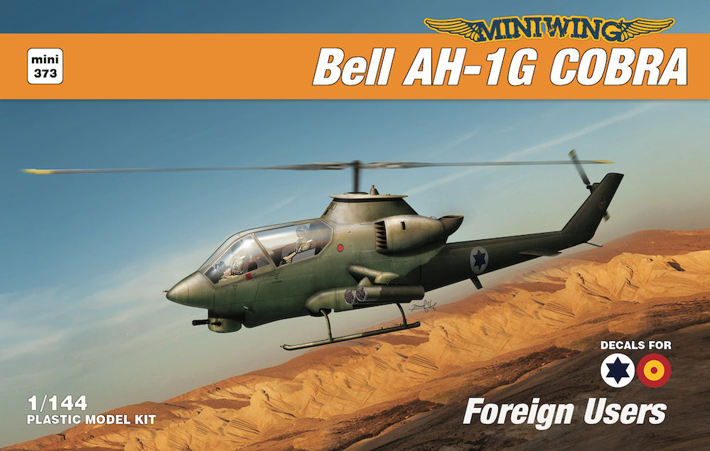 Miniwing-Plastic MINI373 1:144 Bell AH-1G COBRA Foreign Users