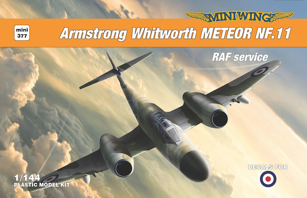 Miniwing-Plastic MINI377 Gloster Meteor NF.11 RAF 1:144