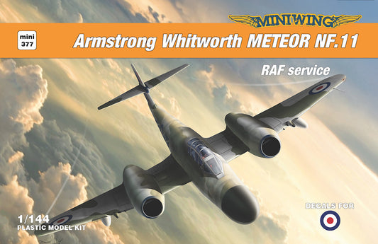 Miniwing-Plastic MINI377 Gloster Meteor NF.11 RAF 1:144