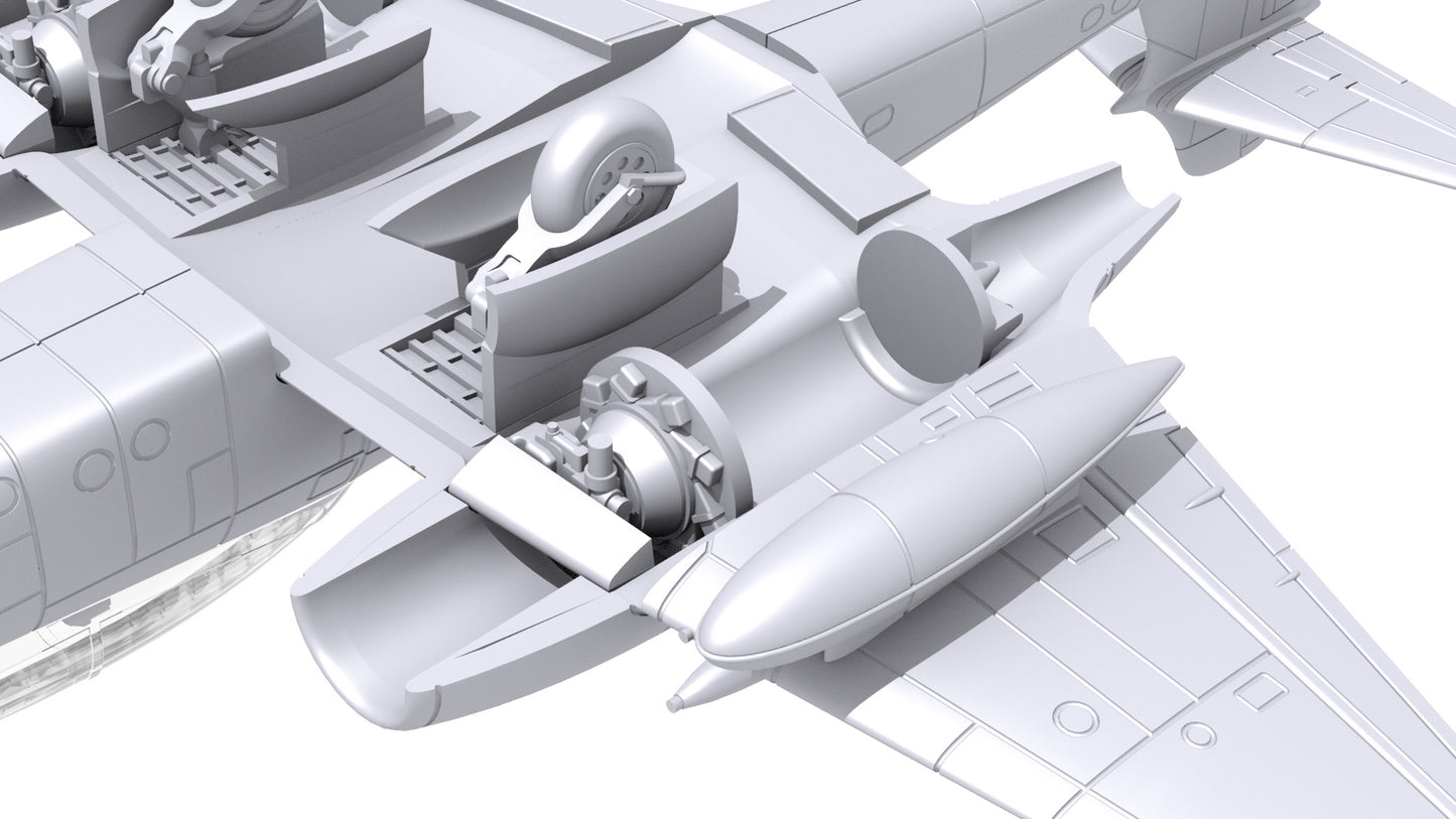 Miniwing-Plastic MINI377 Gloster Meteor NF.11 RAF 1:144