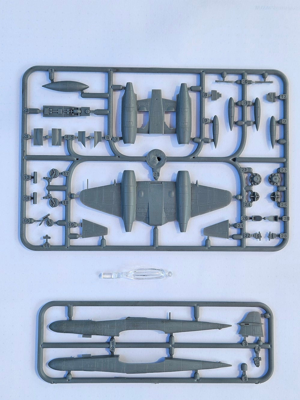 Miniwing MINI384 1:144 Meteor NF.14 RAF + Armee de l’Air