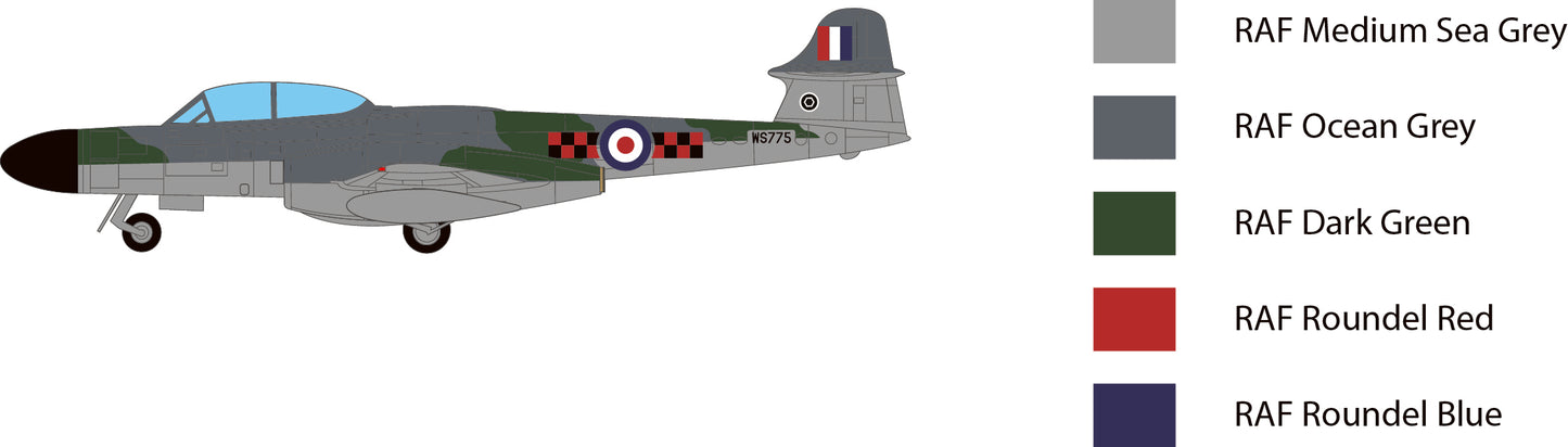 Miniwing MINI384 1:144 Meteor NF.14 RAF + Armee de l’Air