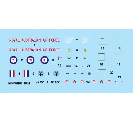 Miniwing MINI604 1:144 Boeing CH-47C CHINOOK / Australian Air Force