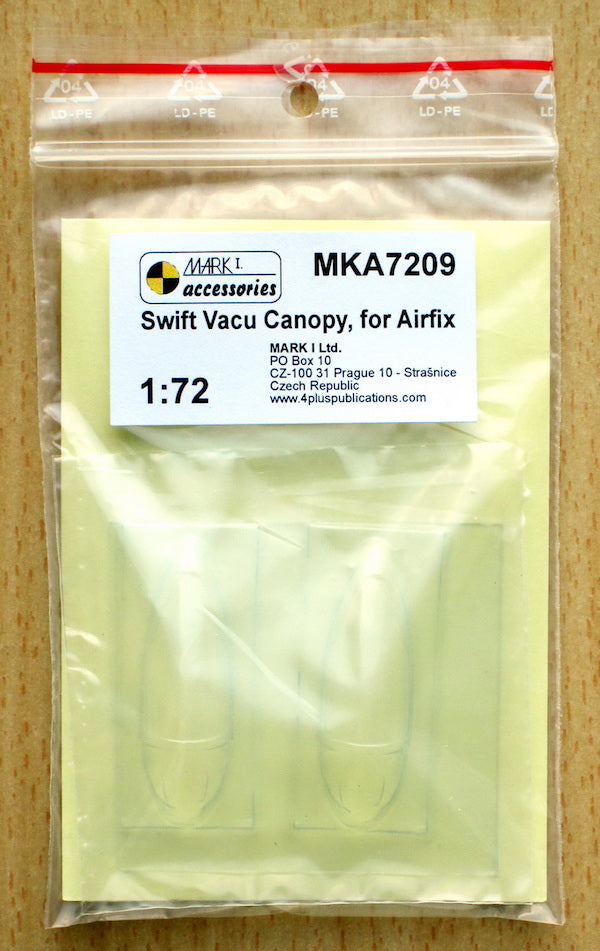 Mark I Models MKA7209 1:72 Supermarine Swift FR.5 Vac Canopy