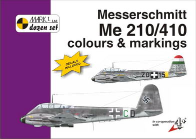 Mark I Guide MKD72010 Me-210/410 Book & Markings 1:72