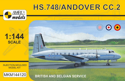 Mark I Models MKM144120 1:144 Hawker-Siddeley HS.748 Andover Military 'Europe'
