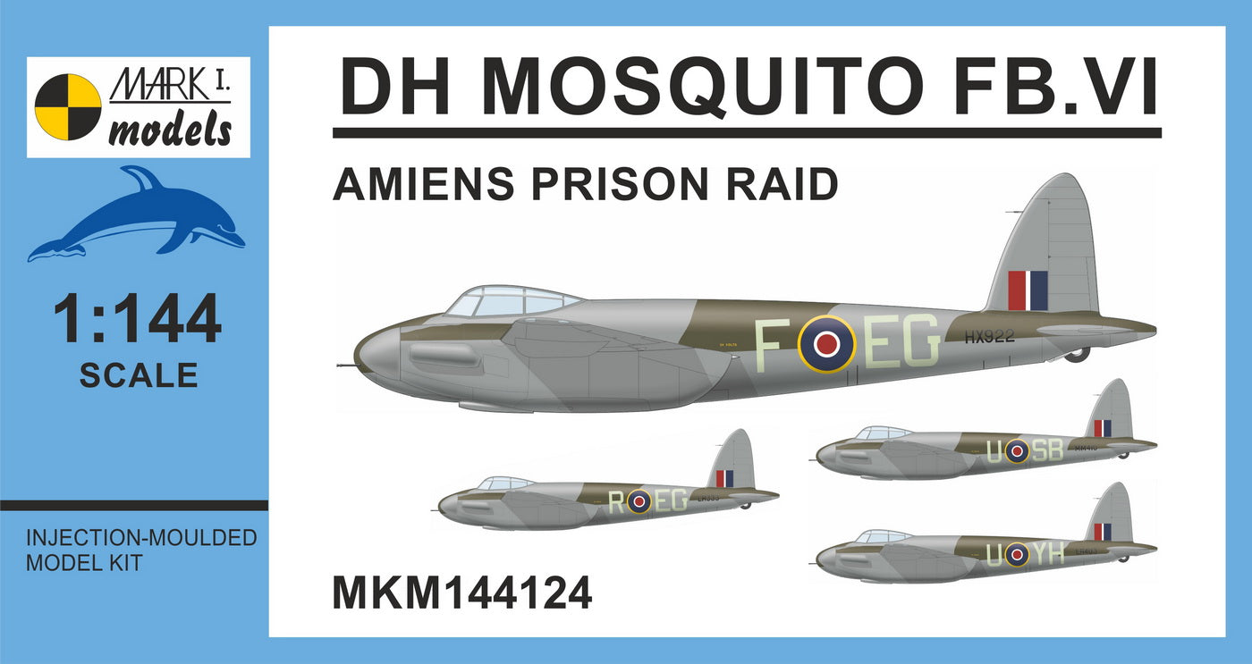 Mark I Models MKM144124 Mosquito FB.VI Amiens Prison Raid 1:144