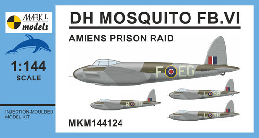 Mark I Models MKM144124 Mosquito FB.VI Amiens Prison Raid 1:144