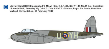 Mark I Models MKM144124 Mosquito FB.VI Amiens Prison Raid 1:144