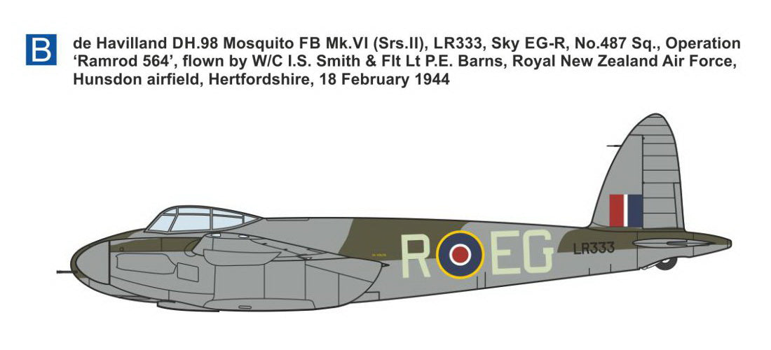 Mark I Models MKM144124 Mosquito FB.VI Amiens Prison Raid 1:144