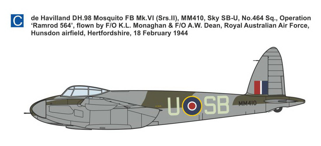 Mark I Models MKM144124 Mosquito FB.VI Amiens Prison Raid 1:144