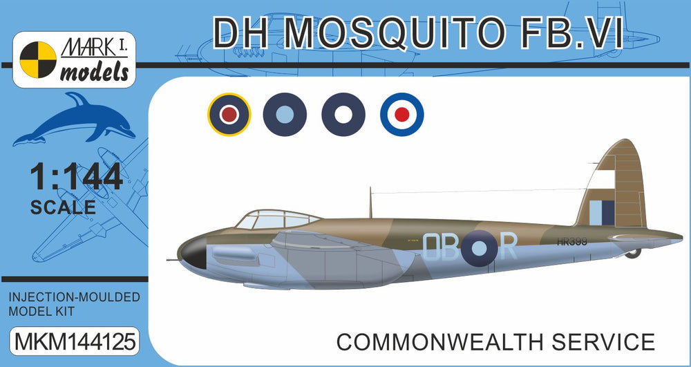 Mark I Models MKM144125 Mosquito FB.VI Commonwealth Service 1:144