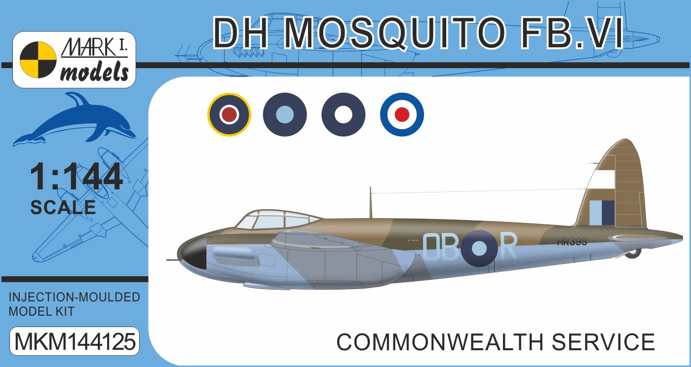 Mark I Models MKM144125 Mosquito FB.VI Commonwealth Service 1:144