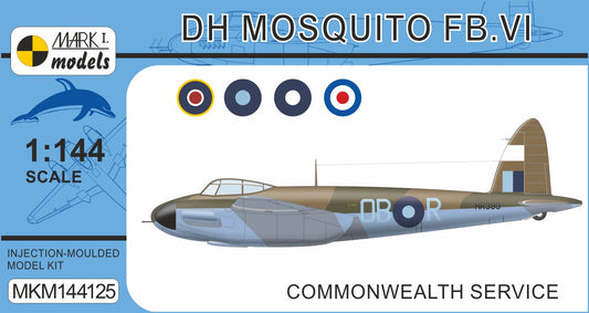 Mark I Models MKM144125 Mosquito FB.VI Commonwealth Service 1:144