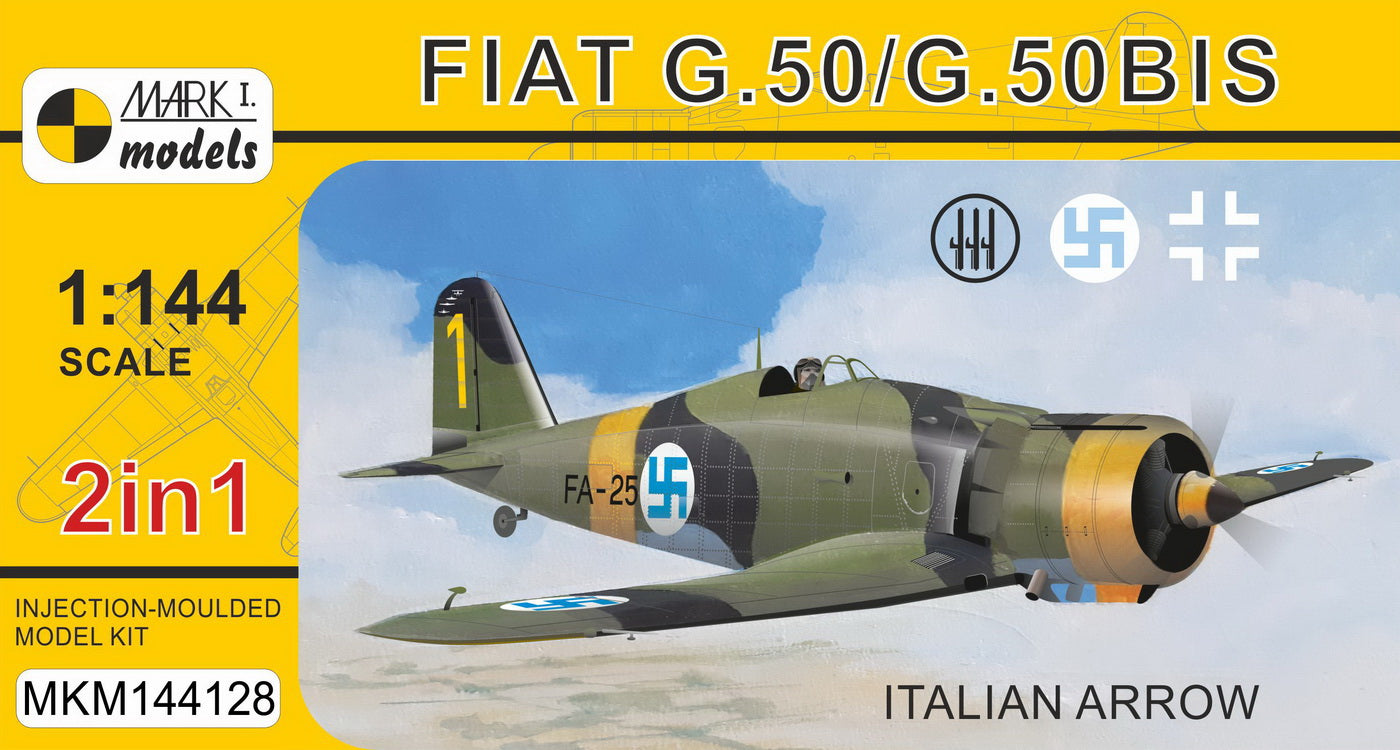 Mark I Models MKM144128 1:144 Fiat G.50/50bis 'Italian Arrow'