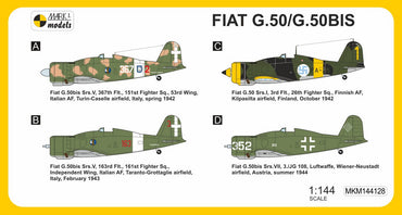 Mark I Models MKM144128 1:144 Fiat G.50/50bis 'Italian Arrow'