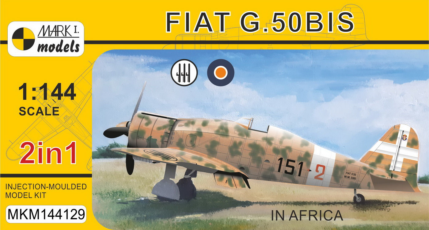 Mark I Models MKM144129 1:144 Fiat G.50 'In Africa'